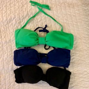 Old Navy Bandeau bikini tops